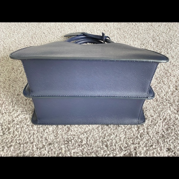 DKNY Top Handle Satchel Bag Navy - Picture 5 of 7